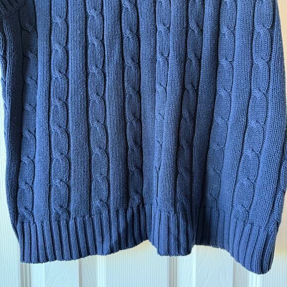 Chaps Youth Boys Navy Blue Sweater Vest V-Neck Large 14-16 - Picture 4 of 7